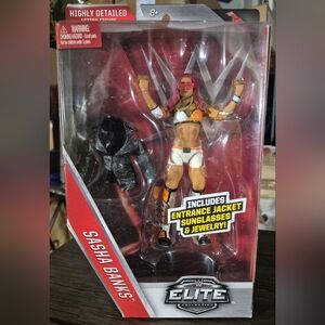 WWE Sasha Banks Elite Collection Action Figure with Accessories